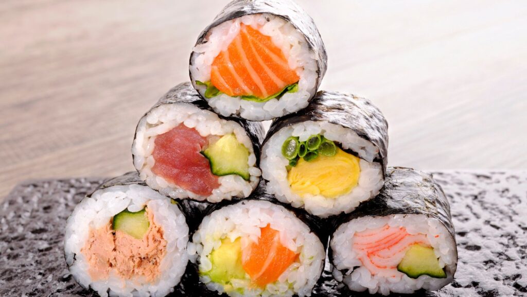 sushi roll nutrition facts